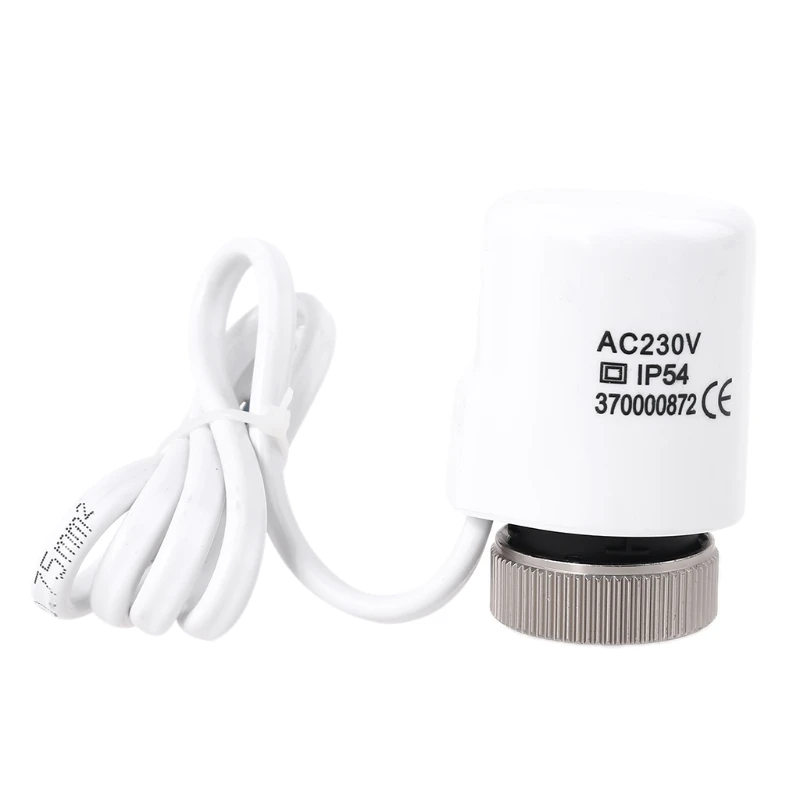 AC 230V ปกติปิด NC M30 * 1.5มม.ไฟฟ้าตัวกระตุ้นความร้อน IP54สำหรับ Underfloor ความร้อน TRV หม้อน้ำ Thermostatic-วาล์ว
