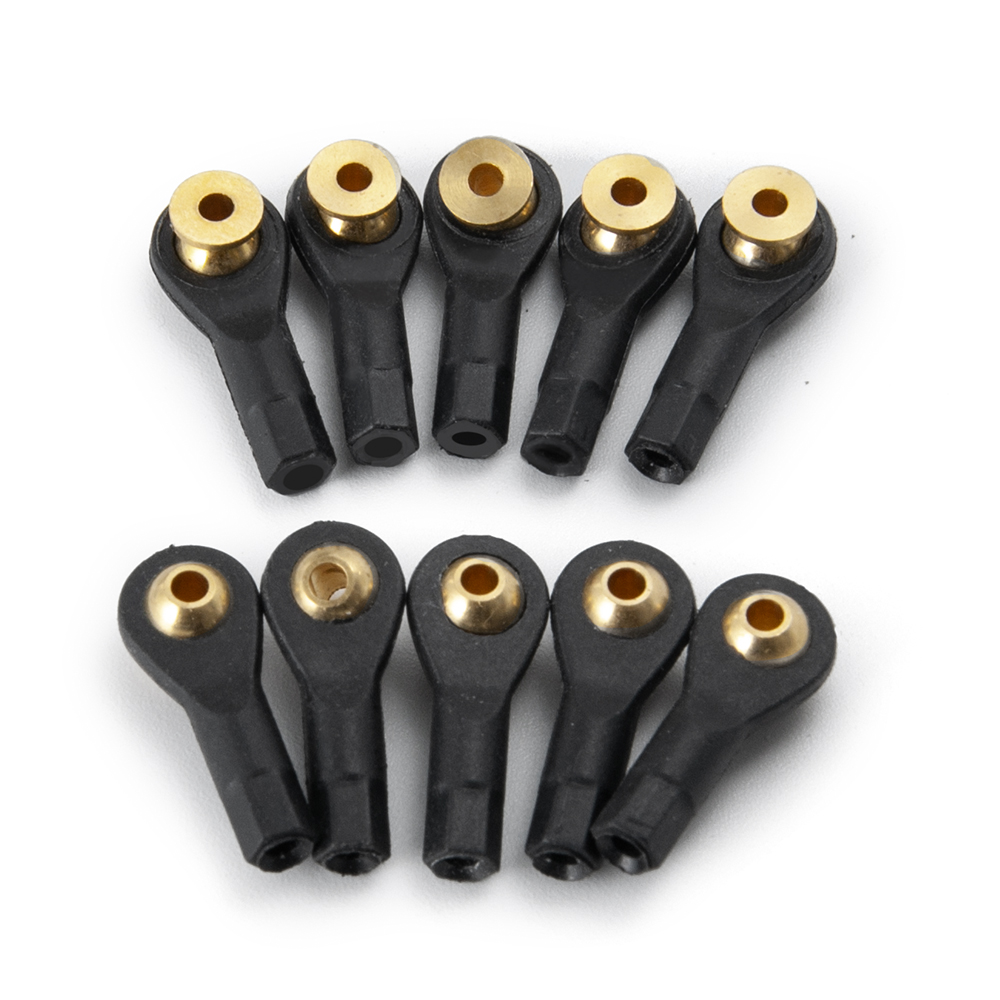 AXSPEED 10 Uds plástico M2 M3 extremo de varilla rótula 19/26/27/30mm para 1/10 coche trepador de control remoto camión Buggy RC barco avión
