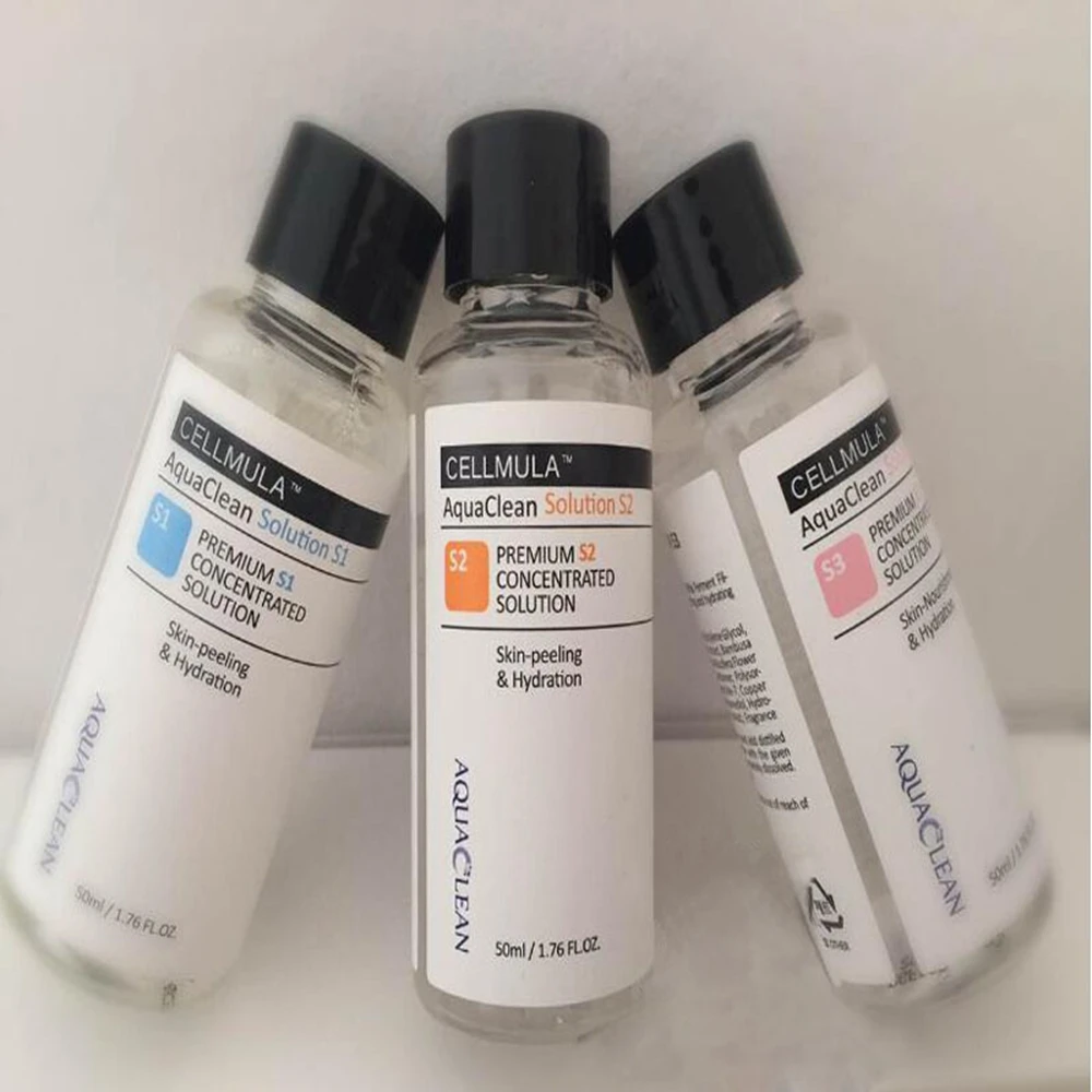 Aqua Peeling Solution Skin Clean Essence ผลิตภัณฑ์เซรั่มสําหรับ Hydro Facial Machine ทําความสะอาดผิวหน้า (50ml = 800ml)