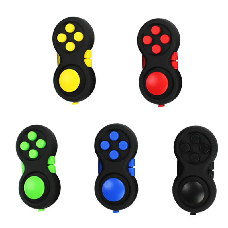 ใหม่คุณภาพระดับพรีเมียม Fidget Controller Pad เกมโฟกัสของเล่น Smooth พลาสติก ABS ความเครียดบรรเทาบีบสนุกมือ Hot Interactive ของขวัญ