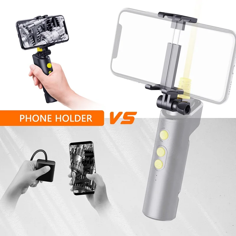 กล้องเลนส์คู่ WIFI Endoscope HD1080P 5.5 มม.8 มม.Mini Borescope LEDs IP68 กันน้ํา Sanke สําหรับโทรศัพท์ Android Iphone
