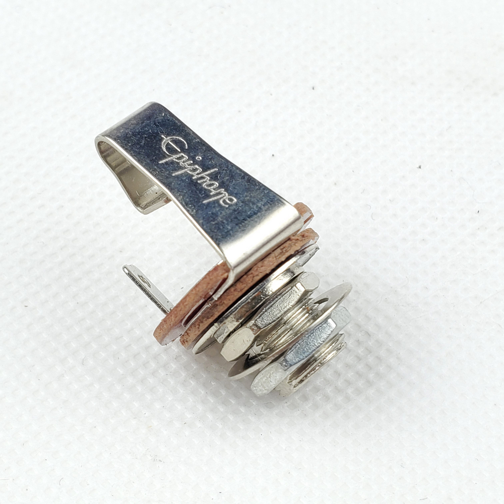 1 pieza Epiphone genuino 6,35mm conector mono hembra para bajo de guitarra eléctrica EPI