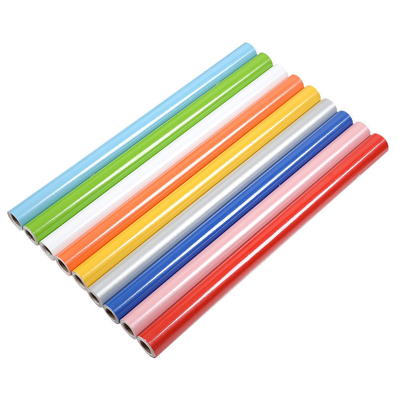PVC ไวนิลสติ๊กเกอร์แปะผนังกันน้ำติดวอลเปเปอร์ได้เองสติ๊กเกอร์ปรับปรุงห้องน้ำตู้ครัวกระดาษเหนียวการตกแต่งบ้าน