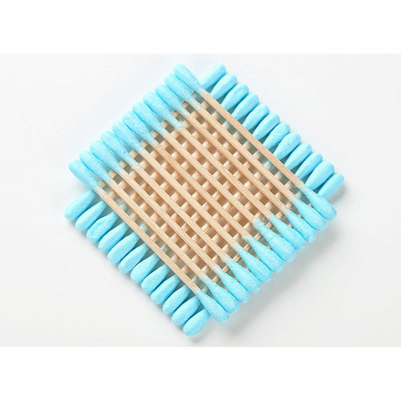 Paquete de 100/200 Uds. De hisopo de algodón de doble cabeza para mujer, bastoncillos de algodón para maquillaje, punta médica, palitos de madera, limpieza de nariz y oídos, herramientas de cuidado de la salud