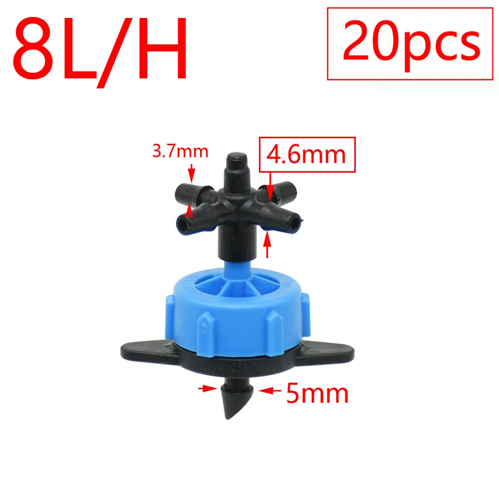 2L 4L 8L Dripper Thủy Lợi 2/4 Chiều Mũi Tên Ly Đá Cổng Kết Nối Chéo Nước Bộ Chia Bộ Phát Nhỏ Giọt Mũi Tên Micro Tưới Nhỏ Giọt hệ Thống