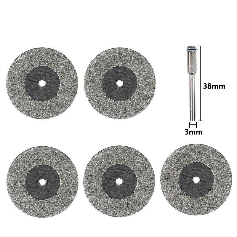 XCAN Mini Đĩa Cắt Quay Phụ Kiện Kim Cương Đá Mài Dụng Cụ Xoay Nhỏ Lưỡi Tròn Nhám Đĩa Kim Cương