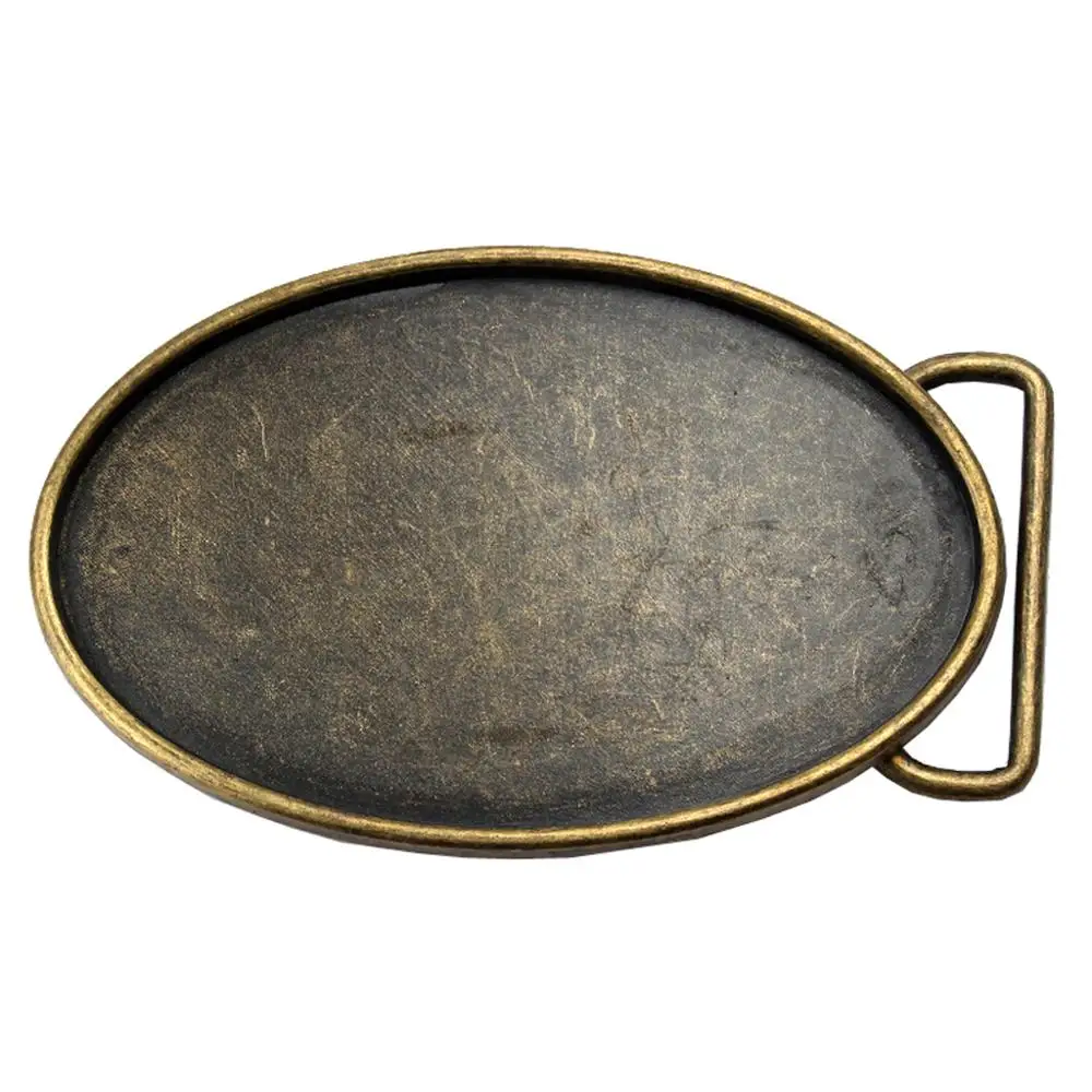Reemplazo de hebilla de cinturón rectangular de aleación de zinc Rodeo de vaquera occidental