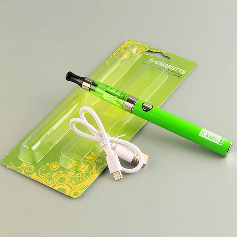 Ugo-V2 II 650 mAh Mirco USB Passthrough 510 Thread Akku Elektronische Zigarette eGo Ce4 Verdampfer Zerstäuber Starter Vape Pen Kit