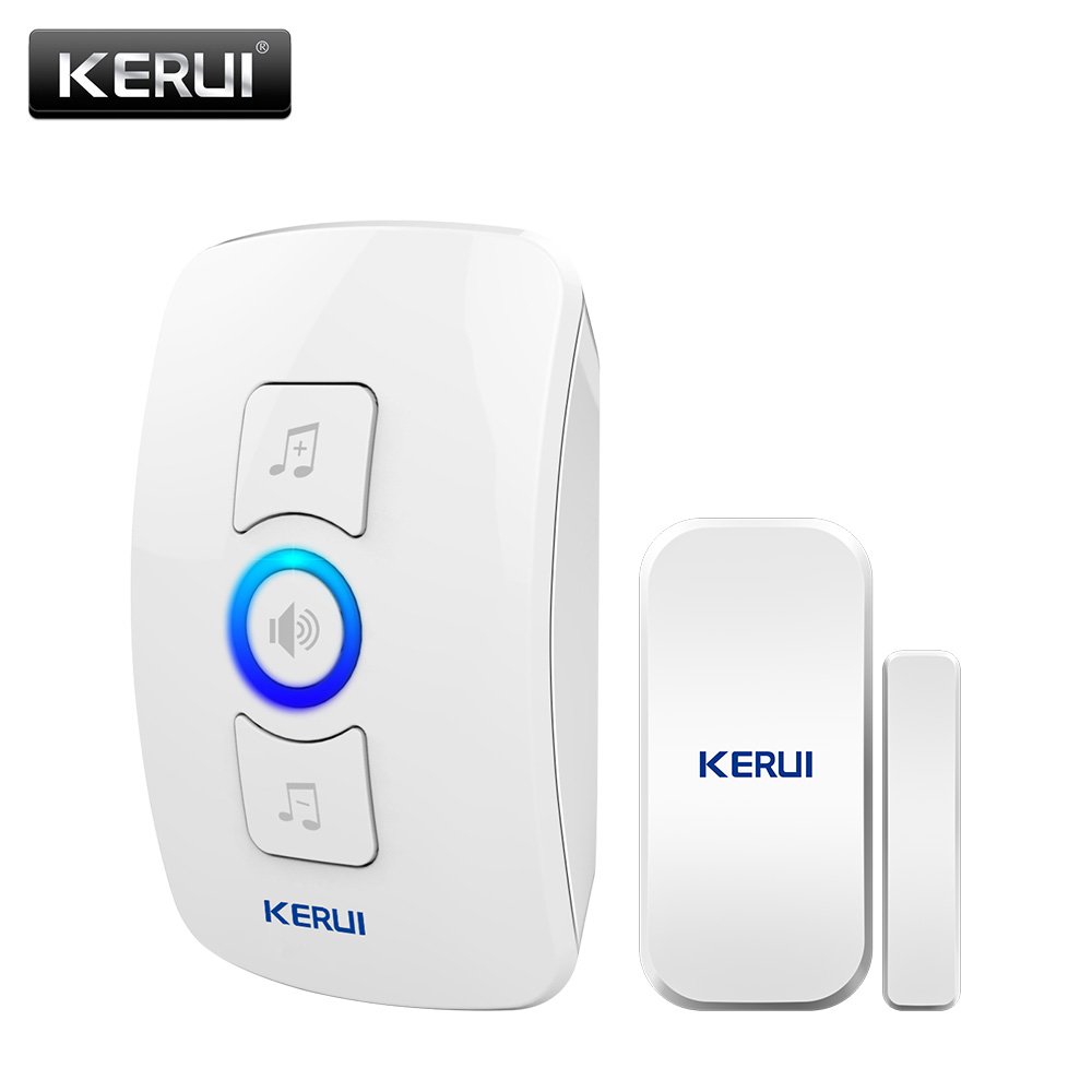 KERUI M525 32 Bài Hát Tùy Chọn 500ft Cửa Chuông Nhà An Ninh Hoan Nghênh Bạn Đã Chuông Cửa Không Dây Thông Minh Chuông Cửa Báo Động Đèn LED