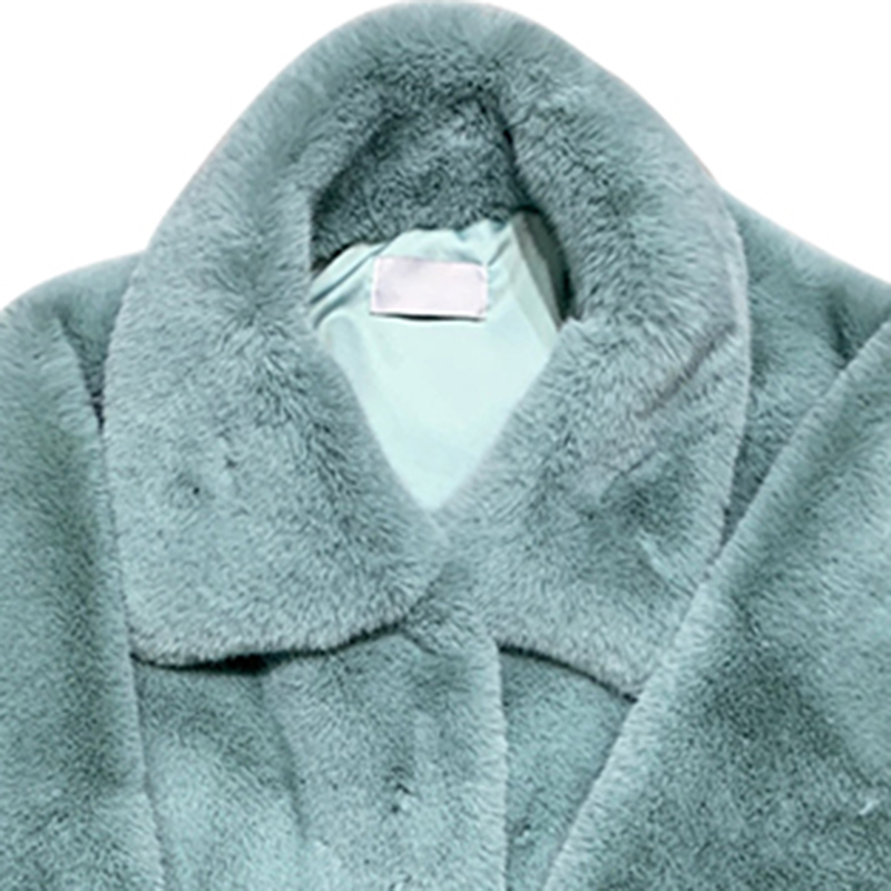 Lautaro 冬ロング特大暖かいソフトふわふわフェイクファーコート女性ドロップショルダー長袖カジュアルルーズ韓国ファッション 2021