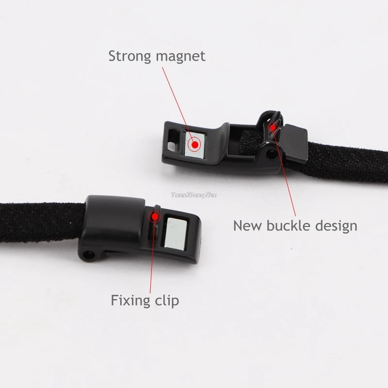 4 pcs/1 คู่ใหม่โลหะเชือกผูกรองเท้าแม่เหล็กหัวเข็มขัด Shoelaces ล็อคแม่เหล็กรองเท้า AF1 รองเท้าผ้าใบชุดโลหะ Laces หัวเข็มขัด