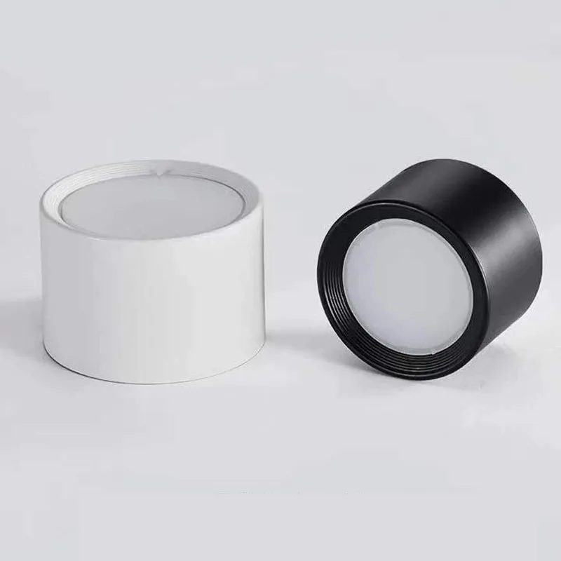 Bắc Âu Hiện Đại Bề Mặt Gắn Đèn LED Âm Trần (Downlight Âm Trần Chiếu Điểm 3 Màu Ánh Sáng Chuyển Đổi Âm Trần LED Chiếu Sáng Trong Nhà