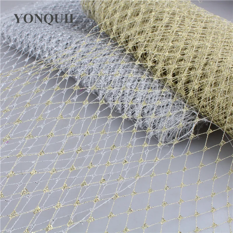 Braut Vogelkäfig Schleier 23CM Breite für Hochzeit Kopfbedeckung Netz DIY Haarschmuck Hüte Schleier Stoff Fascinator Mesh Material