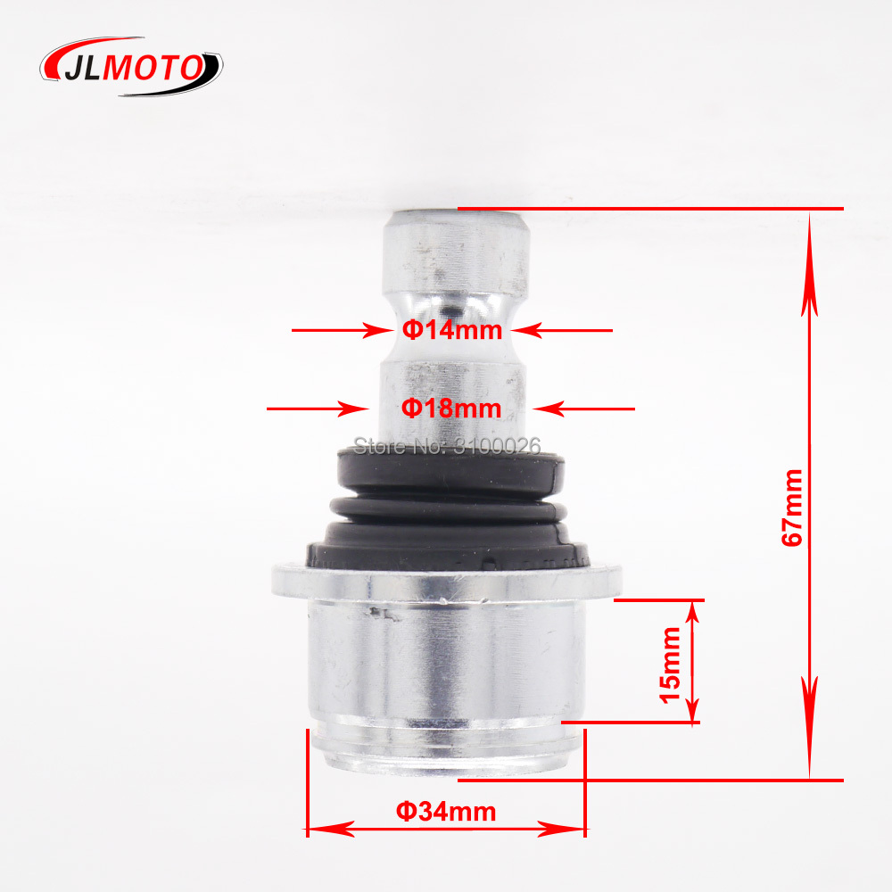 Oberer unterer Kugelgelenksatz passend für Schwinge ATV UTV QUAD Can-Am 706202045 706202044   Maverick Max Outlander 1000