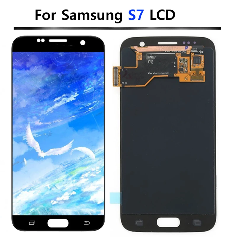 S7 Display For SAMSUNG GALAXY S7 G930F G930A  LCD Display Touch Screen Digitizer Assembly Replacement Parts