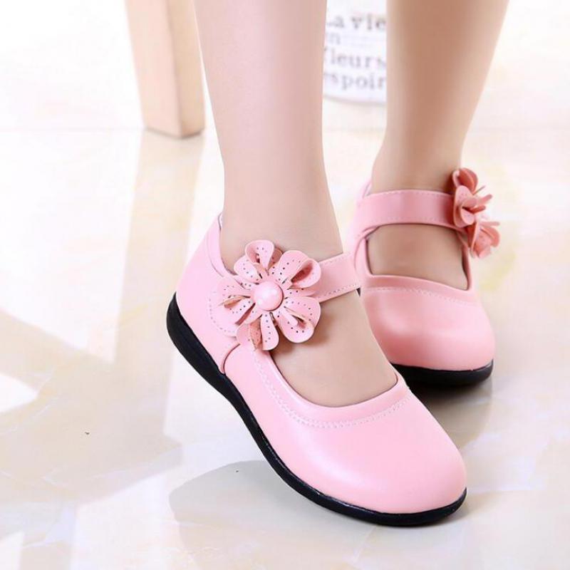 Chaussures en cuir pour filles, robe de mariée, chaussures d'école de princesse, sandales d'été noires avec nœud papillon pour étudiantes, mode coréenne