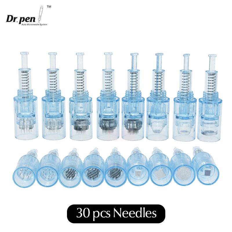 Dr.pultima x5-針付きネジ,30個,9-12-24-36-42ピン,使い捨て化粧品アクセサリー