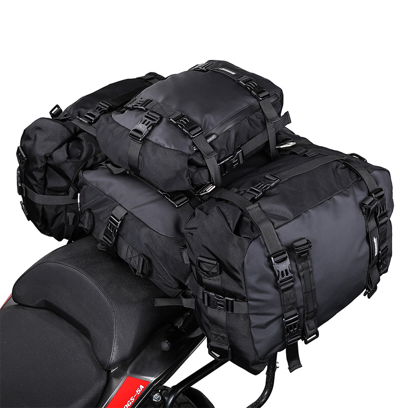 Motorfiets Waterdichte Staart Tas Reizen Outdoor Droge Bagage Tas 10l 20l 30l Motorfiets Bagage Rugzak Motorfiets Zadeltassen
