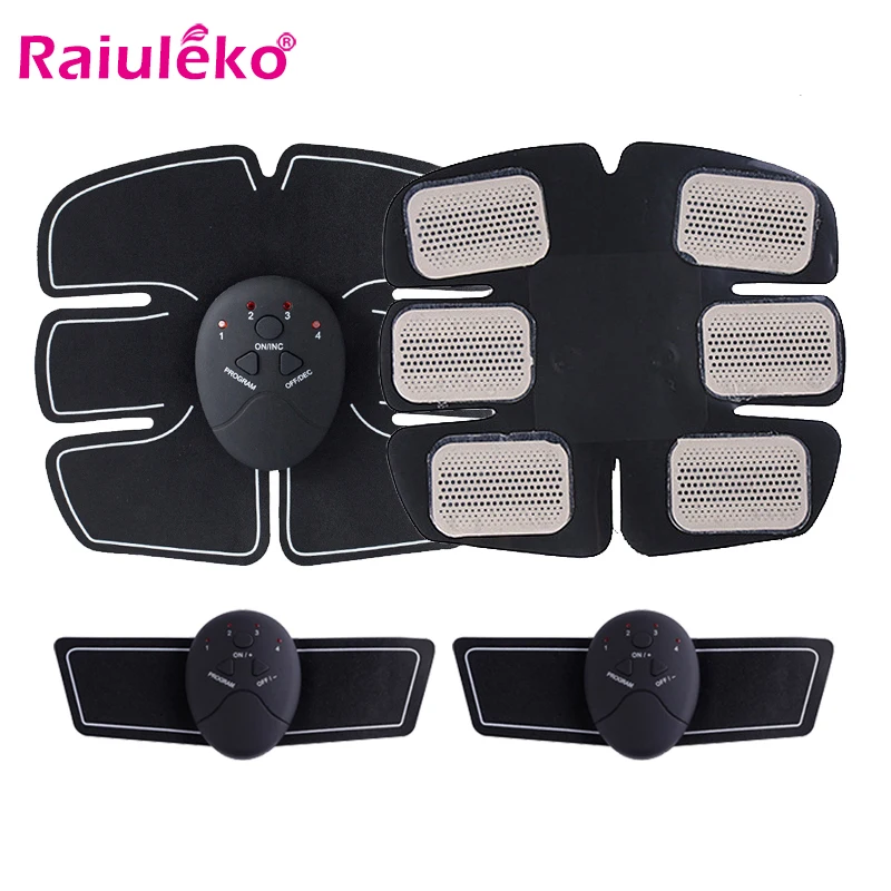 Estimulador muscular eléctrico EMS, ejercitador de cadera y glúteos inalámbrico, estimulador Abdominal ABS, masajeador adelgazante corporal para Fitness