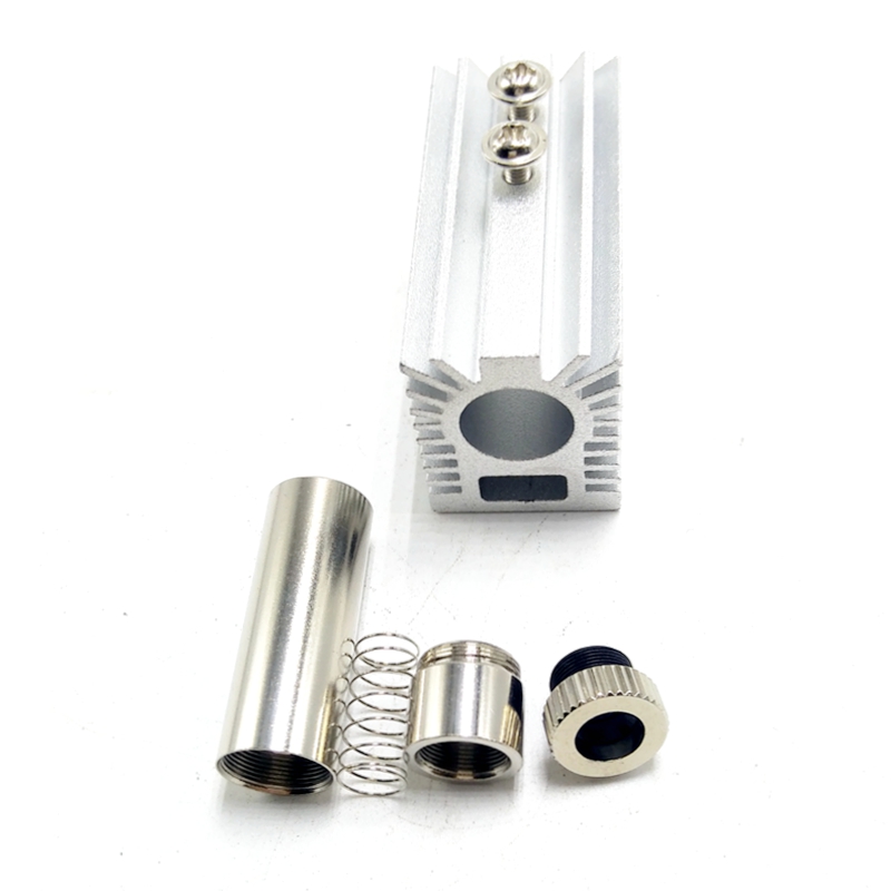 1 Set Laser 12mm x 40mm Dioden gehäuse & 20mm x 27mm x 46mm Laser modul Kühlkörper DIY für bis-18 5,6mm ld