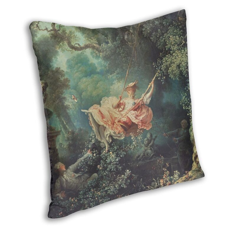 The Swing By Eugene Delacroix Sarung Bantal Sofa Lukisan Minyak Terkenal Dekorasi Rumah Sarung Bantal Kustom