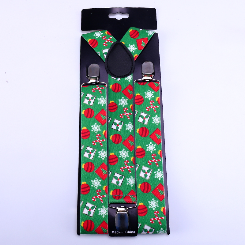 Tirantes navideños para camisa de hombre y mujer, soporte para pantalones, tirantes, cinturón de boda, correa, Gallus Bird, regalo Kawaii, novedad de 2020, 3,5 CM