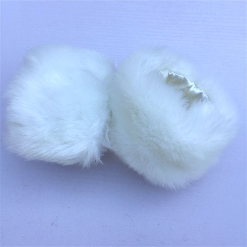 Faux Fur Wrist Cuffs Oversleeve Wrist for Wool Coat & Jackets Arm Warmer Furry Wristbands