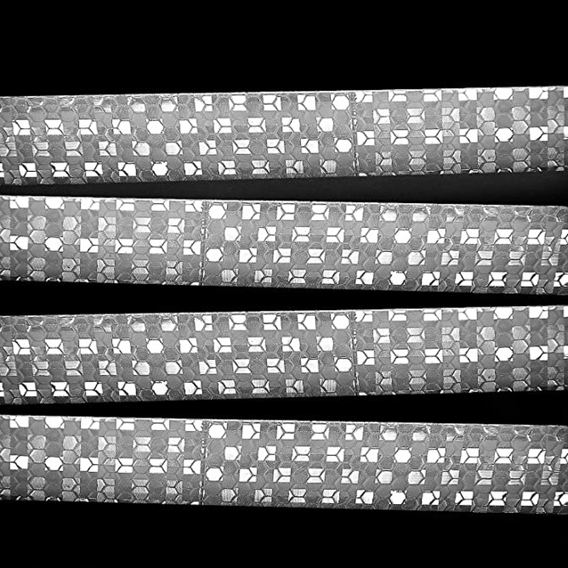 Pegatina autoadhesiva de pegamento blanca para coche, vehículo, cinta reflectante de seguridad vial