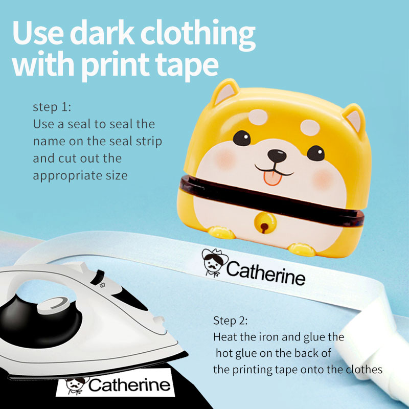 Niedlichen Cartoon Kinder Dichtung Studenten, Große Größe Gewaschen Lichtecht Stoff Und Textil Briefmarken.