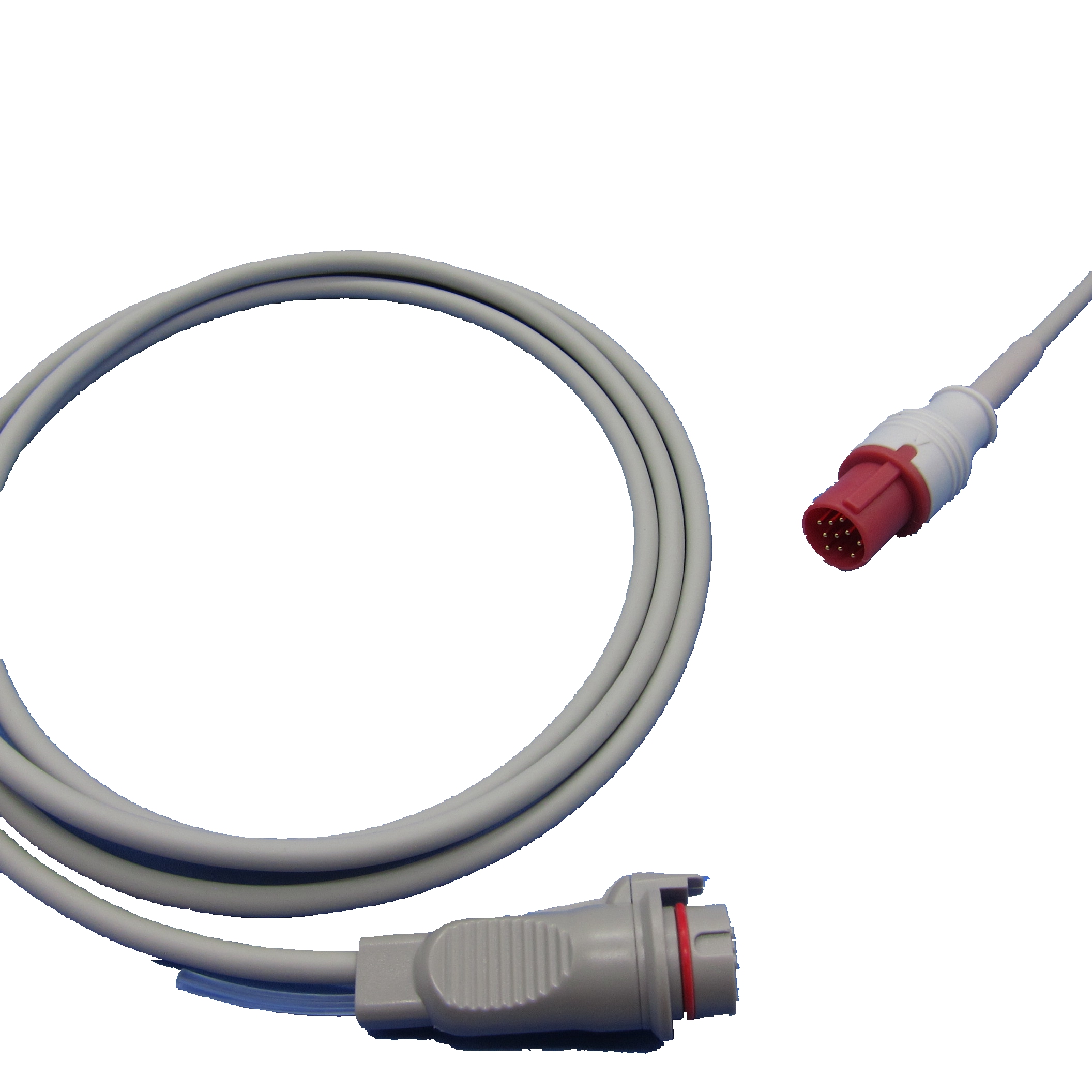 Kabel IBP IBP-15 dengan Konektor Utah BD Edward Medex untuk Hellige 10pin