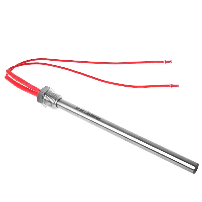350W 220V Đánh Lửa Đánh Lửa Nóng Thanh Gỗ Viên Bếp 10*140/150/170 Mm M16 * 1.5 L69A