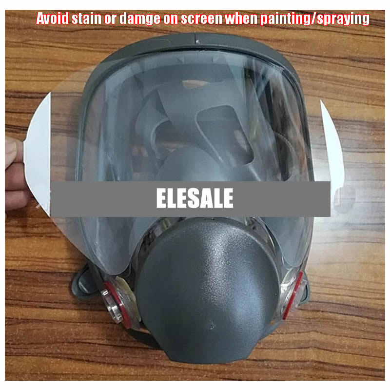 Película protectora para máscara 6800, respirador de Gas, Protector de pantalla de ventana, pegatina para máscara facial completa 6800, accesorios, 5-10 Uds.