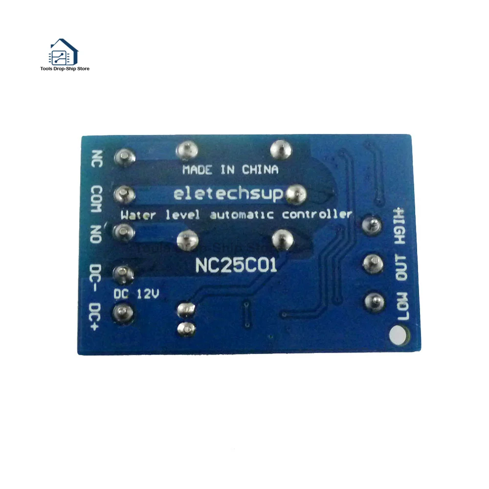 Bomba 2 en 1, controlador automático de agua, CC de 12V, Sensor de nivel de líquido, módulo de relé de interruptor para Motor, pecera, Waterhouse Irriga