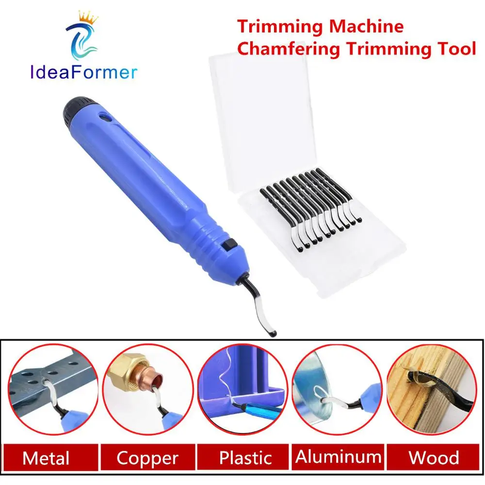 เครื่องตัด Chamfering ตัดเครื่องมือ 3D พิมพ์ตัดมีด Burr Scraper เครื่องตัดขอบสําหรับ PLA ABS PETG รุ่นเครื่องมือตัดแต่งกิ่ง.