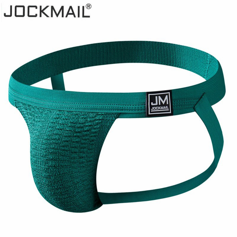 JOCKMAIL Men's Underwear Jockstrap Athletic Supporters, Low Rise Stretch Performance Jock Strap Sexy men underwear gay underwear