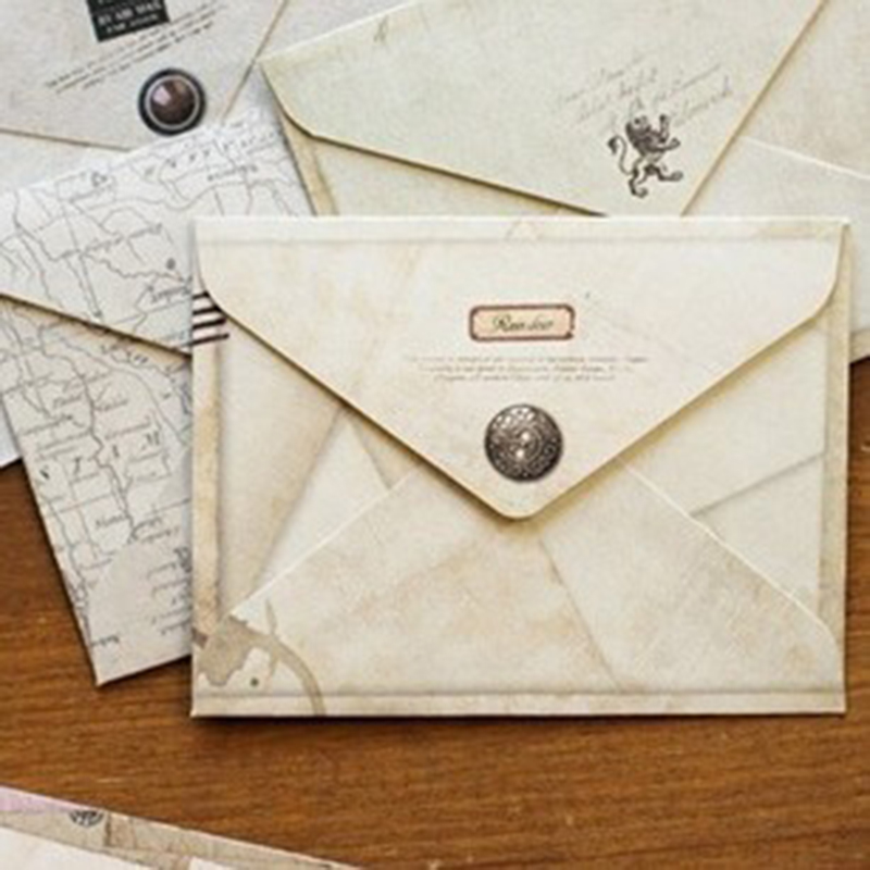 12 sztuk/partia 12 wzorów papierowych kopert śliczne Mini koperty Vintage europejski styl na Scrapbooking na karty prezent 03210