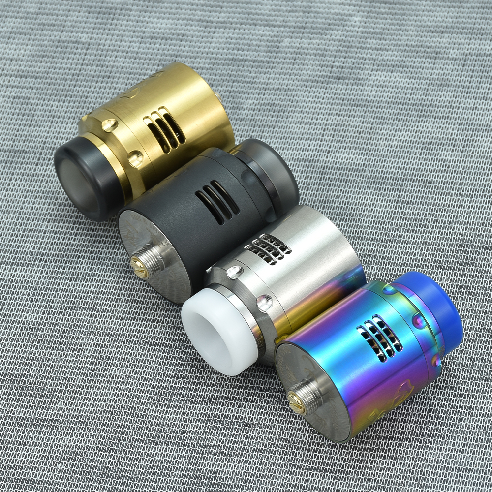 Dead Rabbit V3 RDA 24MM tanque de cigarrillo electrónico 316 SS flujo de aire ajustable vaporizador reconstruible atomizador de vape de bobina única/doble