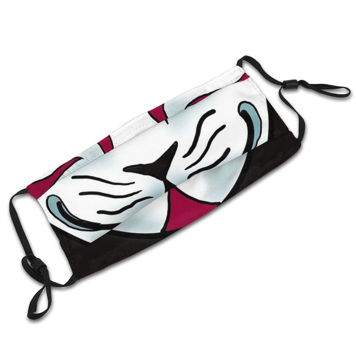 Oni Japan Samurai Dämon Tuch Masken Japanischen Folklore Ninja Schwarz Ops Gesicht Gesicht Maske Mund Abdeckung Mit Filter Gesichts Schutz