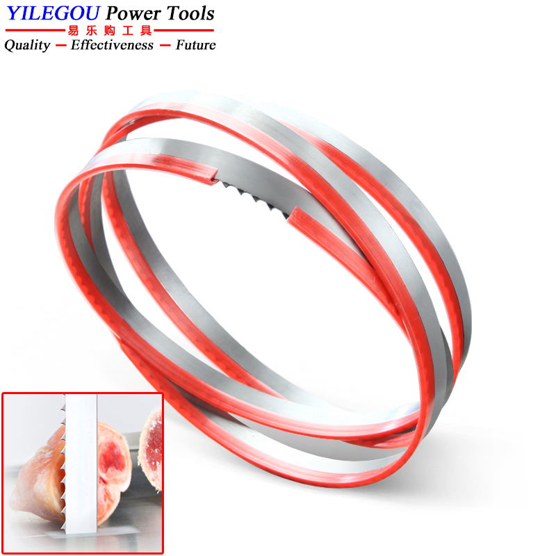 1650Mm Ban Nhạc Lưỡi Cưa Cắt Xương Cá Đông Lạnh, Thịt. 1200 1670 1750 1830 1980 2240 2360 2560Mm Lưỡi Cưa Với Chiều Rộng 16 19Mm