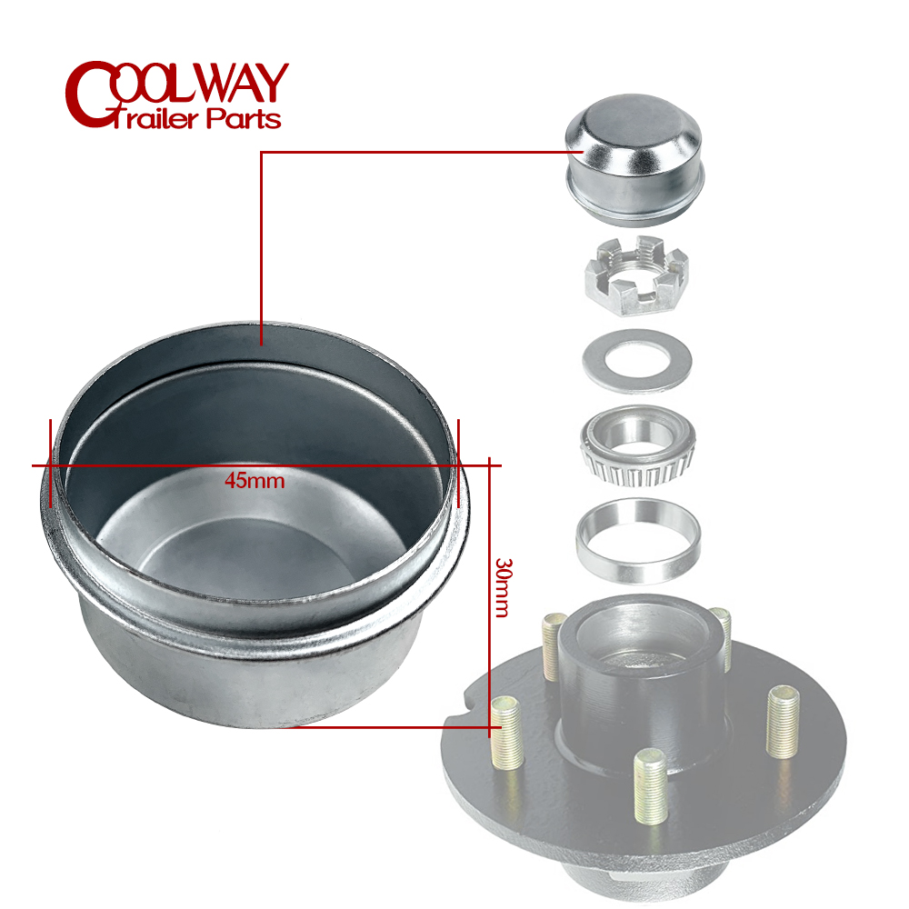 Замена Металлической пылезащитной крышки, 45 мм, 2 шт.