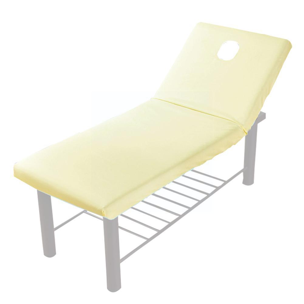 Mesa de masaje de Color puro, sábana ajustable elástica para masaje completo, Spa, banda de goma para cama, cubierta con orificio, cubierta para la cara, tratamiento del aliento W Z2j8