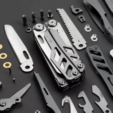 16 Dalam 1 Alat Lipat Kecil Multi Fungsi Tang Obeng Lapangan Portabel Alat Kombinasi Berkemah Luar Ruangan Pembuka Kaleng