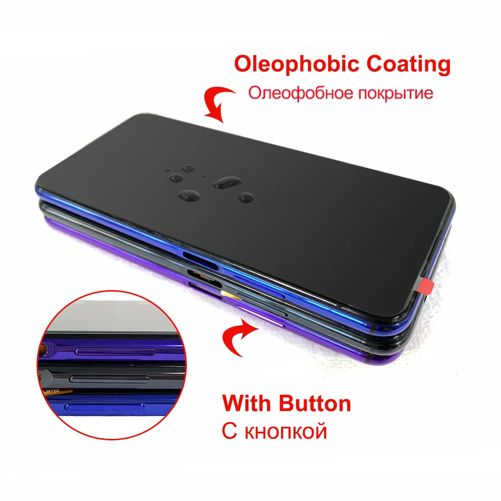 6,26 ''für Huawei Nova 5T YAL-L21 L61A L71A LCD Bildschirm + Touch Display Digitizer Ersatz Mit Rahmen für Huawei Nova 5t Display