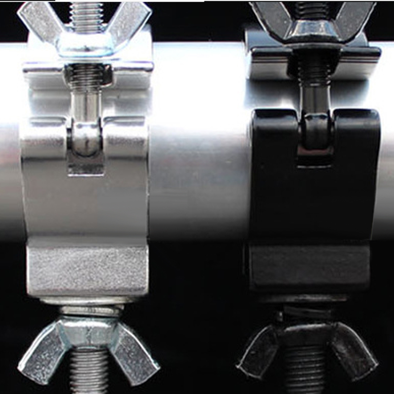 10 piezas de aleación de aluminio para luces de escenario, abrazadera, ganchos, soporte, cabezales móviles, gancho resistente, Kit de iluminación de teatro, 48-51mm, 100kg