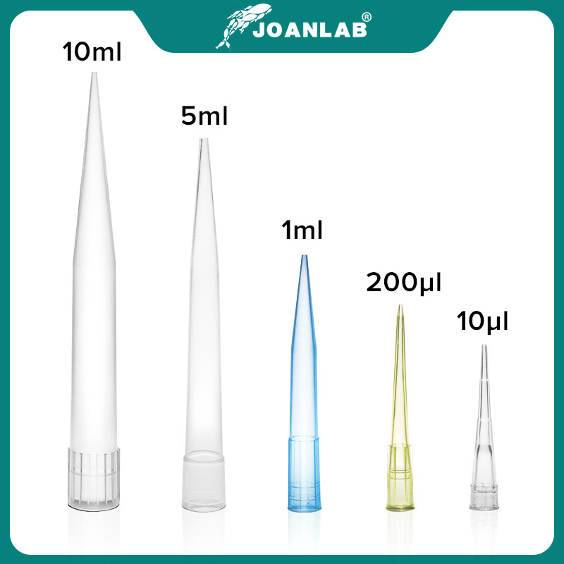JOANLAB Offizielle Shop Labor Pipette Tipps 10ul 200ul 1ml 5ml 10ml Pipettenübermikropipette Einweg Kunststoff Pipette Spitze Labor ausrüstung