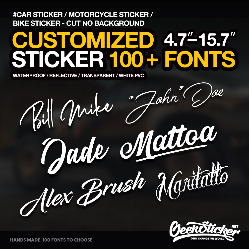 12-40cm Custom Text Aufkleber Aufkleber Ihre Name Slogan Unternehmen Name Anzahl Für Auto Motorrad Bike Boot Shop fenster Wasserdicht OEM