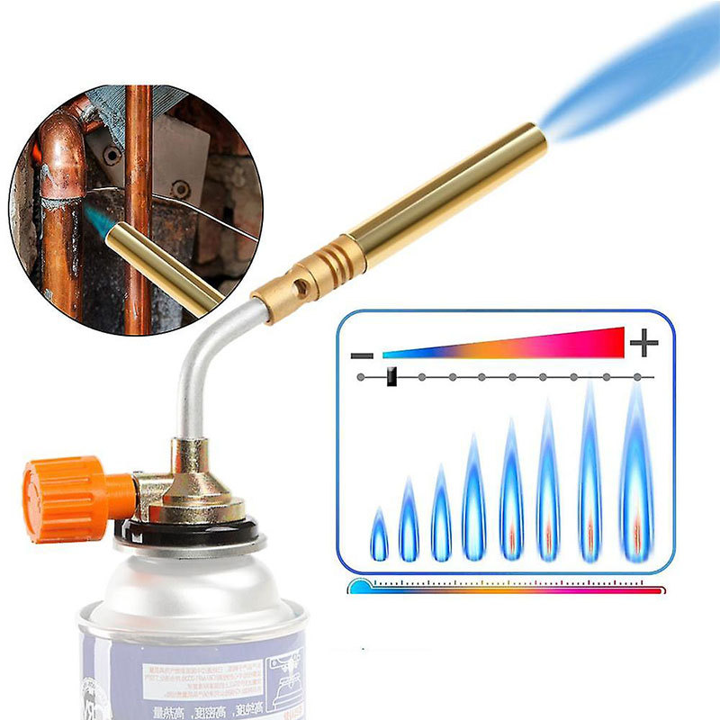 Butan Đốt Que Hàn Đèn Pin Ngọn Lửa Súng Hàn Súng Phun Lửa Cắm Trại Ngoài Trời BBQ Di Động Hàn Nhiệt Súng