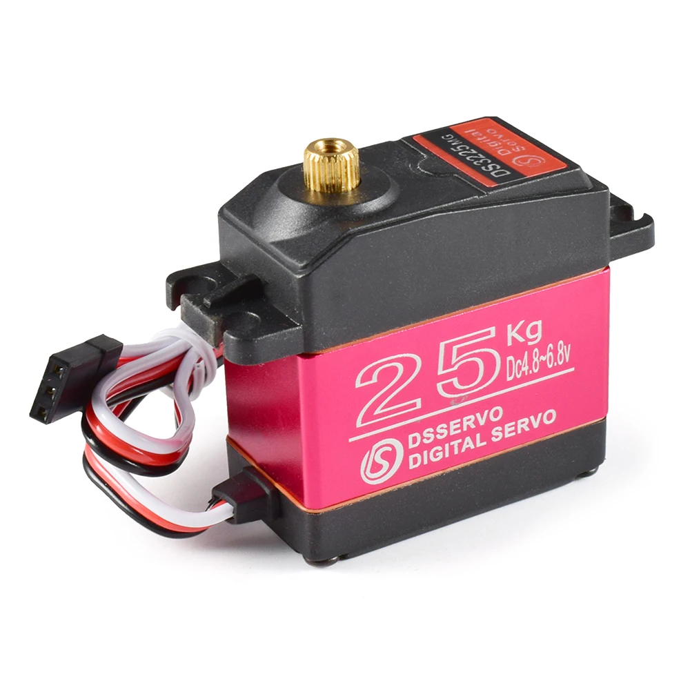 Dsservo Servo RC resistente al agua DS3218 20KG DS3225 25KG DS3235 35KG 180/270 grados para 1/8 1/10 1/12 RC coche Metal Gear Servo Digital