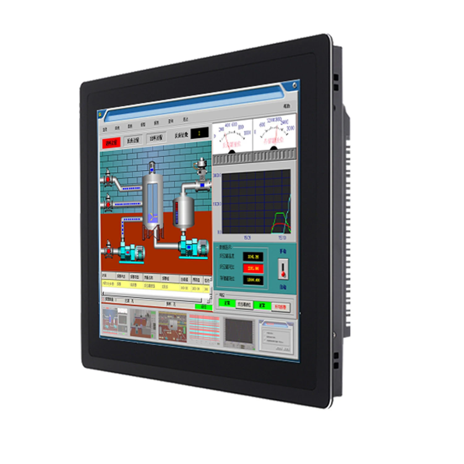 10 12 15-calowy przemysłowy komputer panelowy typu all-in-one z rezystancyjnym ekranem dotykowym J1900 mini komputer WiFi com dla win10 pro 1024x768