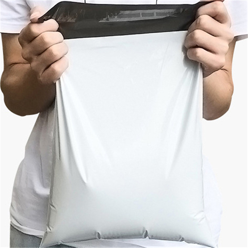 Ánh Sáng Mới Xám Chuyển Phát Nhanh Túi 10 Chiếc Tự Cói Mailbag Nhựa Poly Gửi Thư Bao Chống Nước Bưu Chính Vận Chuyển Túi Đưa Thư bao Da Ốp Lưng